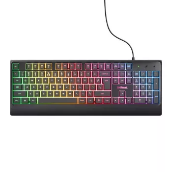 Trust GXT 792 QUADROX klaviatūra Pelė įtraukta Žaidimų USB QWERTY US English Juoda