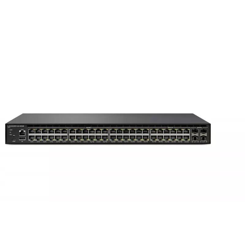 Lancom GS-4554X - jungiklis - L3 - valdomas - 36 x 10/100/1000 + 12 x 2.5GBase-T + 4 x 1 Gigabit / 10 Gigabit SFP+ + 2 x 10/40 Gigabit QSFP+ (aukštutinė jungtis / krovimas)