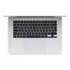 „MacBook Air 15“, sidabrinis, M4 (10 branduolių CPU / 10 branduolių GPU), 16 GB, 512 GB, vokiška klaviatūra, 35 W dvigubas USB-C maitinimo adapteris, MW1H3D/A