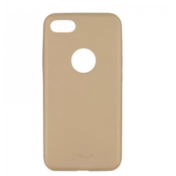 Telefono dėklas Tellur plonas Synthetic Leather Case, skirtas iPhone 8 — auksinis
