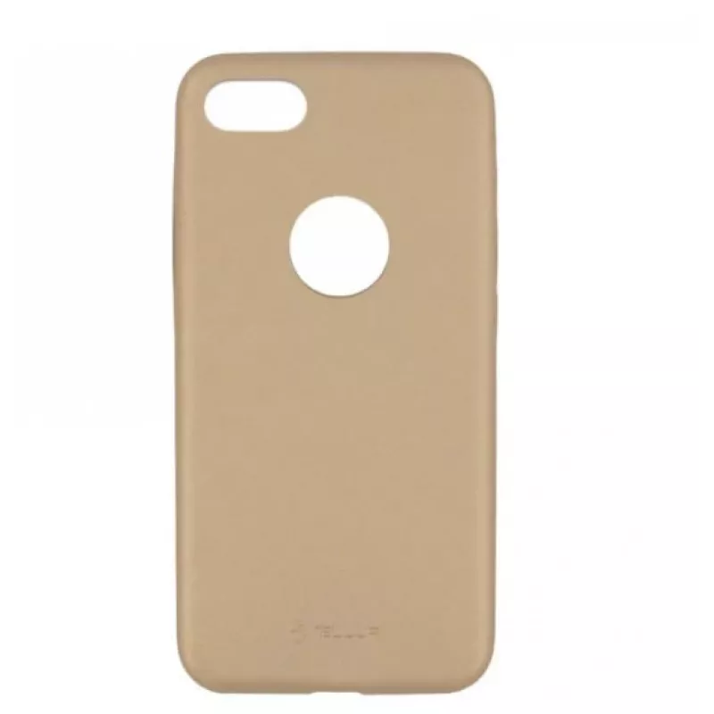 Telefono dėklas Tellur plonas Synthetic Leather Case, skirtas iPhone 8 — auksinis