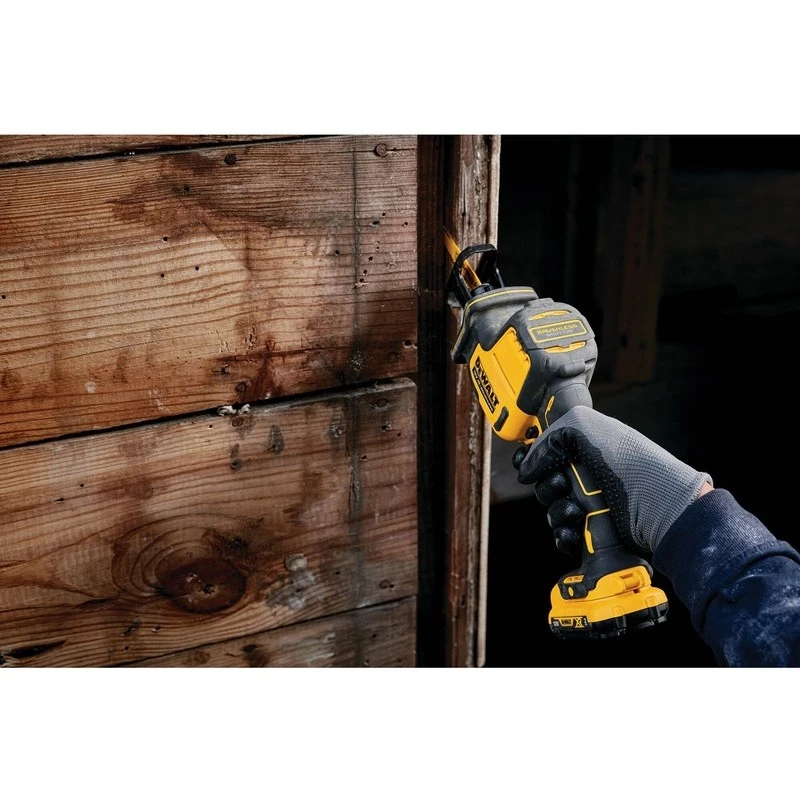DeWALT DCS312D2-QW stūmoklinis pjūklas 2800 smūgių/min Juodas, Geltonas
