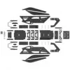 Res-Tech GT Cockpit simuliatoriaus rėmas – blizgi juoda