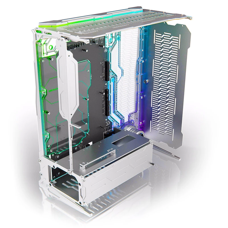 Kompiuterio korpusas Triton Spectre Integra-M Elite, Singularity Computers — sidabrinis