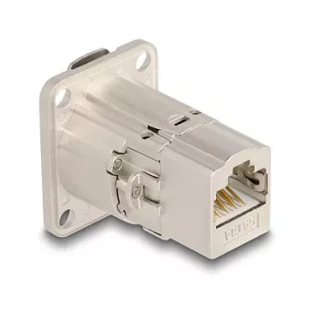 DeLOCK 67062 D tipo RJ45 Cat.6A STP įmontuota jungtis, metalinė