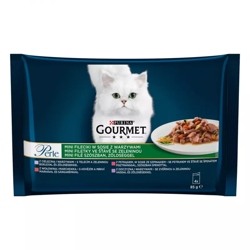 Purina GRMT PERLE GIGMV BEEF CRT kačių drėgnas ėdalas 85 g