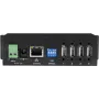 Exsys Ethernet GLAN 1x to 4x USB2.0 4 prievadų įrenginių serveris su maitinimo bloku 15KV - Kabelių / adapterių rinkinys - Skaitmeninis / Duomenų