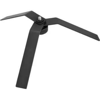 EUROLITE FS-4 Steel Juoda grindų stovas – tvirtas plieninis stovas apšvietimui ir įrangai