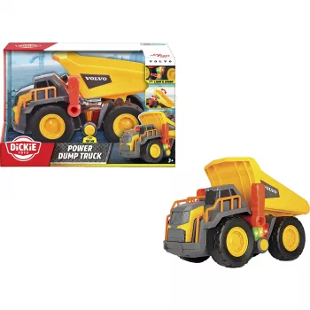 Žaislinis savivartis Simba-Dickie Volvo – Dickie Volvo Dump Truck, modelis 203725013, žaislinė transporto priemonė