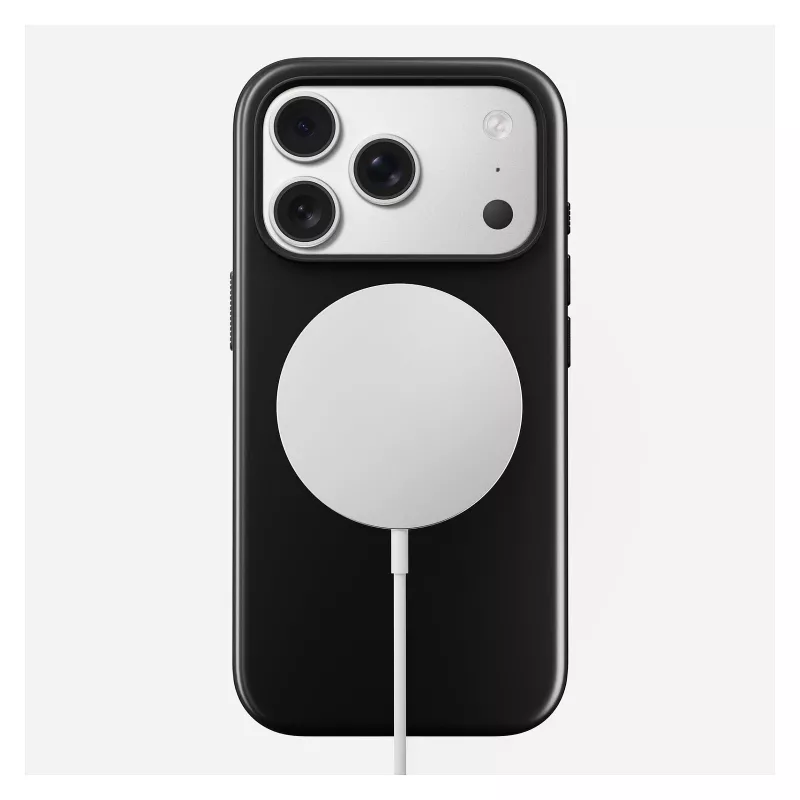Mobiliojo telefono dėklas Nomad NM014001858, skirtas Apple iPhone 17 Pro, 16 cm (6,3 col.) ekranui, juodas