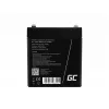 UPS baterija Green Cell AGM44 — 12 V 4,5 Ah sandari švino rūgšties (VRLA), 101×70×90 mm, 1,35 kg, juoda
