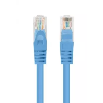 PATCHCORD Cat.5E UTP 1.5M Mėlynas FLUKE PASSED LANBERG 10-PACK