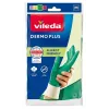 Vileda Dermo Plus ‘M’ pirštinės žalios, medvilnė, nitrilas