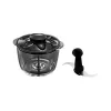 Elektrinis maisto smulkintuvas Russell Hobbs 24660-56 — 1 L stiklinis indas, 200 W, raudonas
