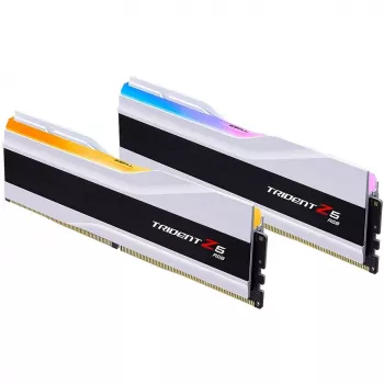 DIMM 48 GB DDR5-7200 (2x 24 GB) Dual-Kit, atmintis balta, F5-7200J3646F24GX2-TZ5RW, Trident Z5 RGB, INTEL XMP