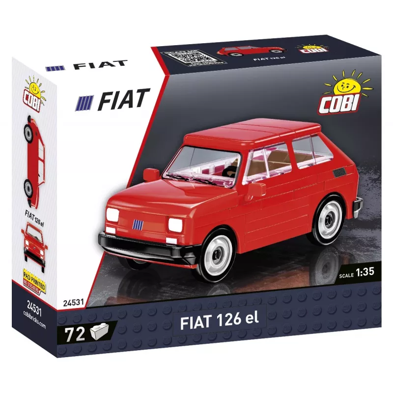 Žaislinis konstravimo rinkinys Cobi Youngtimer Collection Fiat 126p el 24531 — 150 vnt.