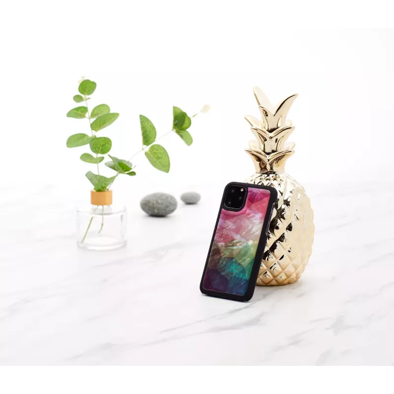 Apsauginis išmaniojo telefono dėklas iKins, skirtas iPhone 11 Pro, su vandens gėlės dizainu, juodas