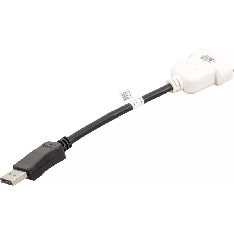 DisplayPort į DVI-D kabelis DELL 023NVR 0,23 m juodas baltas