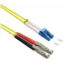 Roline - Patch-kabelis - LSH/APC Single-Mode (M) to LC/UPC Einzelmodus (M) - 3 m - Fibre Optic - 9/125 micrometre - OS2 - Halogen-Free - Geltona (21.15.9513)