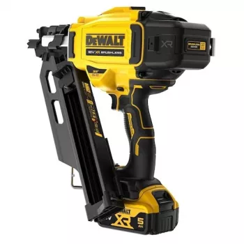 Vinių kalimo pistoletas DeWalt DCN930P2-QW belaidis, bešepetėlis, 30° kampinis