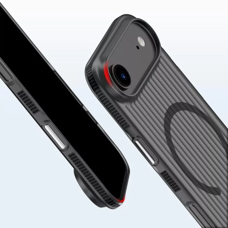 Dėklas 4smarts 541640 iPhone 17 Air 16.8 cm Juodas Skaidrus