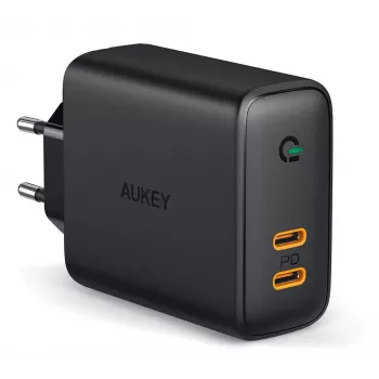 AUKEY PA-D2 mobiliojo įrenginio įkroviklis 36W Juodas Vidaus