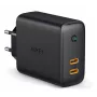 AUKEY PA-D2 mobiliojo įrenginio įkroviklis 36 W juodas Vidinis