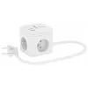 Kištukinis lizdas Kerg SMART su 3 lizdais ir 4 USB (USB-A + USB-C), 1,5 m kabeliu, 16A/250V