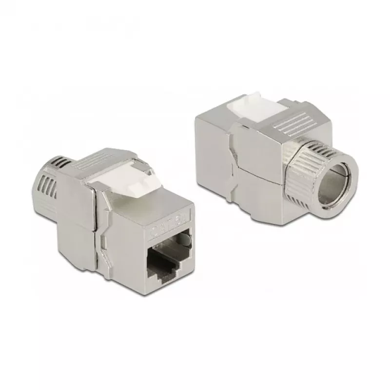 Keystone modulis RJ45 lizdas į LSA DeLOCK 87032