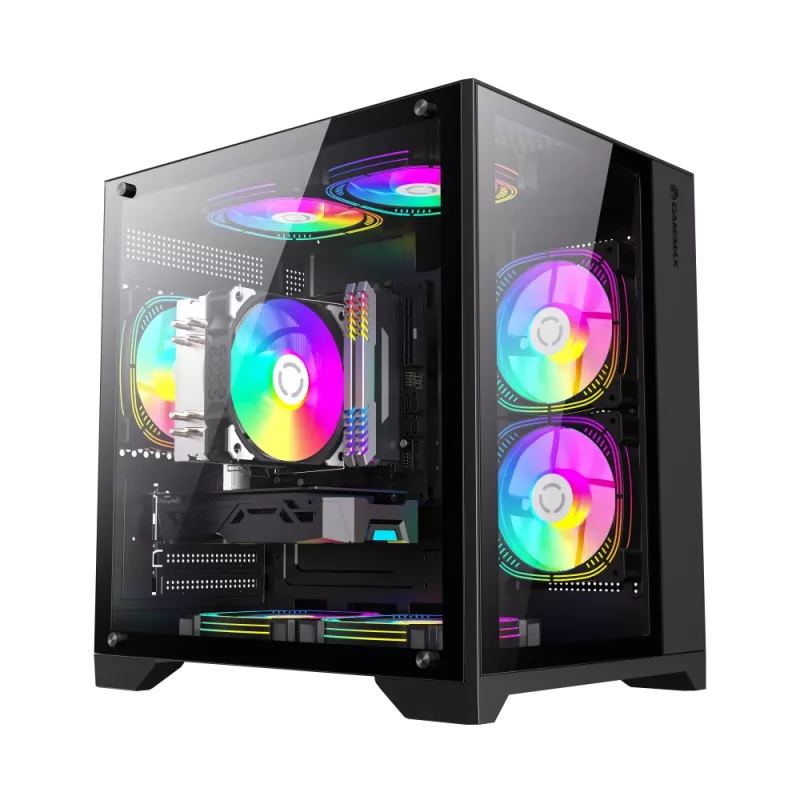 Gamemax | Korpusas | INFINITY MINI BK | M-ATX