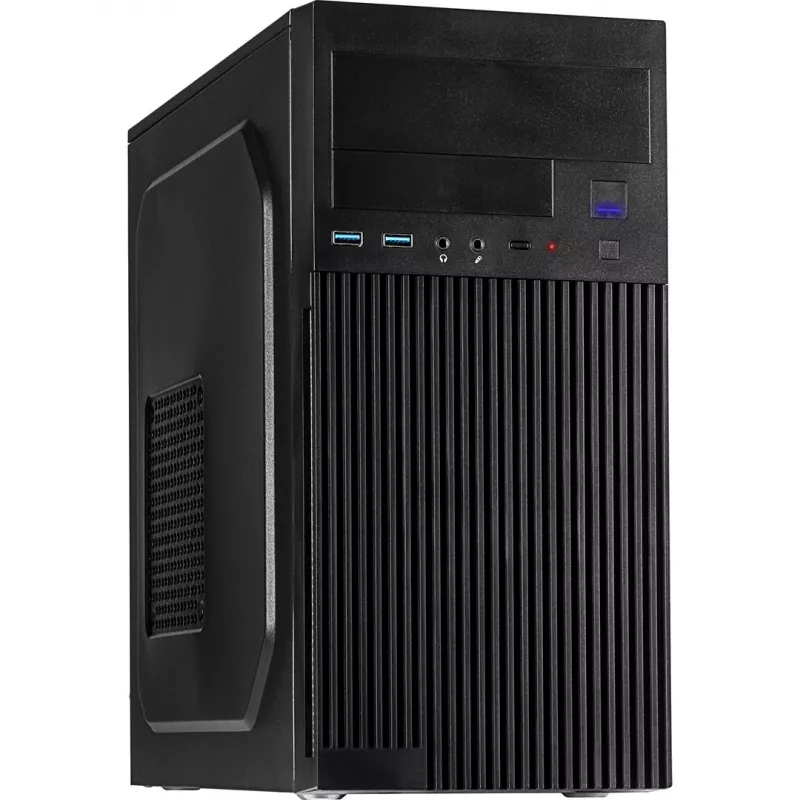 Kompiuterio korpusas INTER-TECH IT-6521 tiesus, ATX, juodas