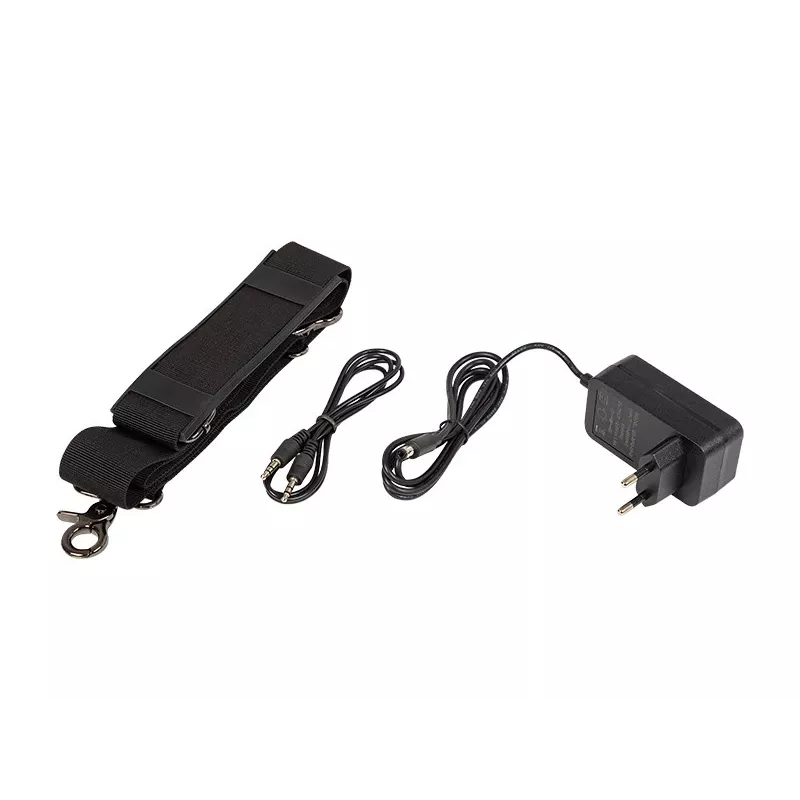 Nešiojamas mono Bluetooth garsiakalbis BLOW 30-392# — 6000 mAh baterija, 6,5 W RMS, Bluetooth 5.0, MicroSD, AUX, Micro-USB, 2 garsiakalbiai, juodas
