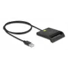 Išmaniųjų kortelių skaitytuvas DeLOCK 91724 USB Type-A juodas