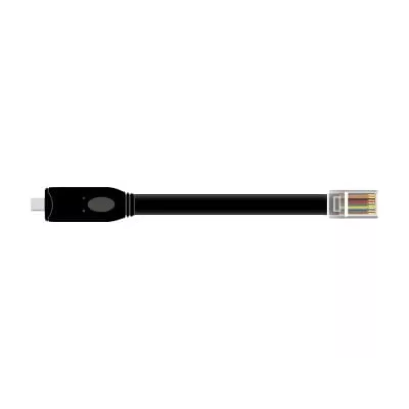 DeLock - serijinis adapteris - USB-C - RS-232 x 1 - juodas (63912)