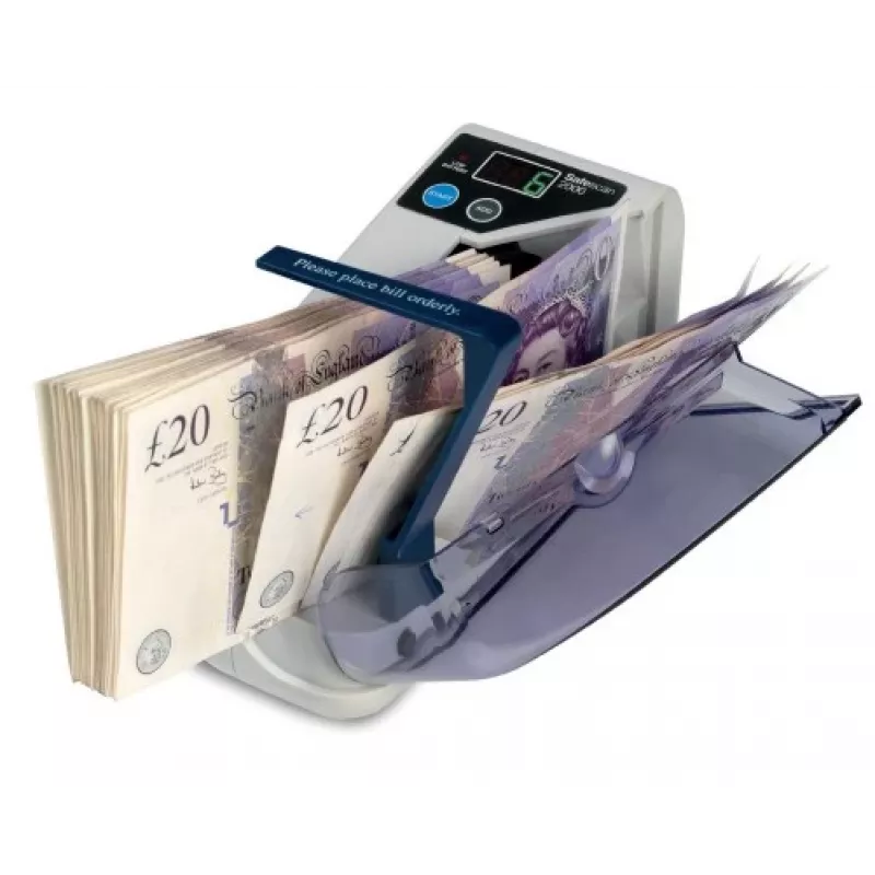 Safescan 2000 nešiojamas banknotų skaičiavimo aparatas 28051J