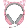 Razer Kraken Kitty V3 Pro - Quartz ausinės laidinės ir belaidės, lankelis, žaidimams, USB Type-A, Bluetooth, rožinės