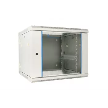Extralink stovo spinta 9U 600x600 AZH pilka, montuojama ant sienos, atverčiama