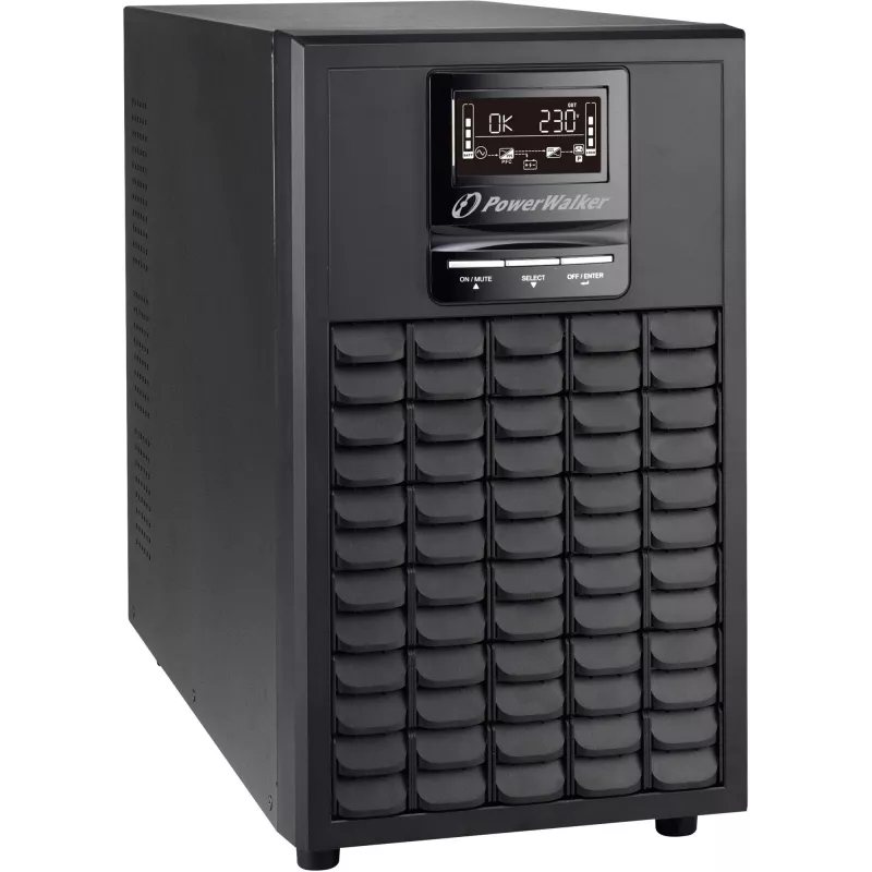 PowerWalker VFI 3000 CG PF1 Dvigubo keitimo (Online) 3 kVA 3000 W 9 kintamosios srovės lizdai