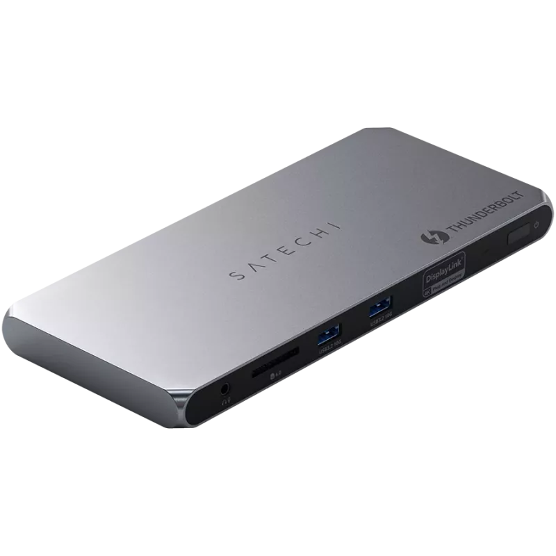 Satechi Thunderbolt 4 Dock ST-DT4MDM-EU — Thunderbolt 4 dokavimo stotelė, 2× HDMI 2.0, 2× USB-A 3.2