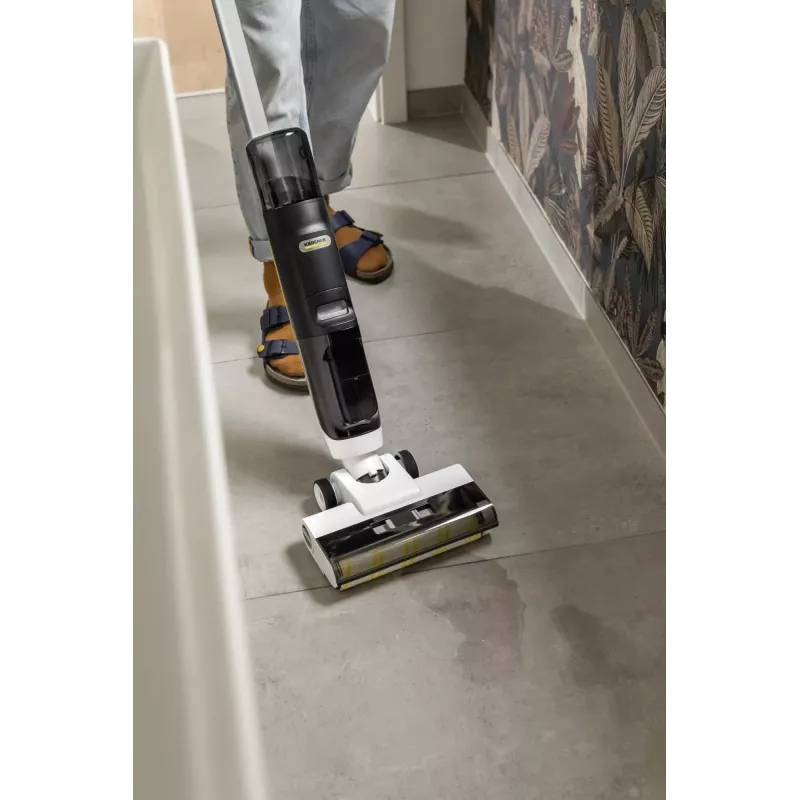Trijų viename grindų valytuvas Karcher FCV 3 1.056-122.0 — sausam ir šlapiam valymui, 160 W, baltas