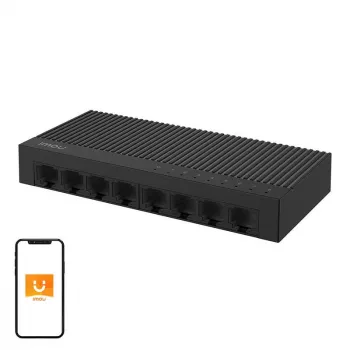 8 prievadų LAN komutatorius IMOU SF108C 100 Mb/s — nevaldomas 8x 100 Mbps Ethernet prievadai