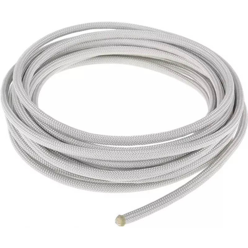 Alphacool AlphaCord Sleeve 4mm - 3,3m (10ft) - Sidabriškai pilka (Paracord 550 Type 3) 330cm EOL (45320)
