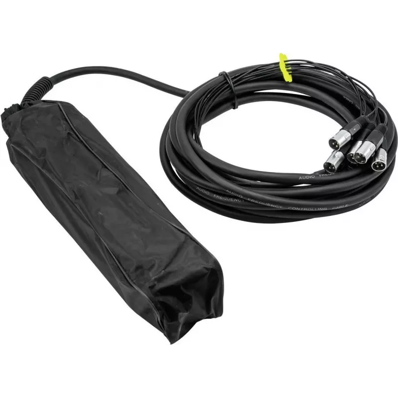Stagebox Omnitronic MUS-610 garso „gyvatė“ 10 m su 6 colių jungtimis