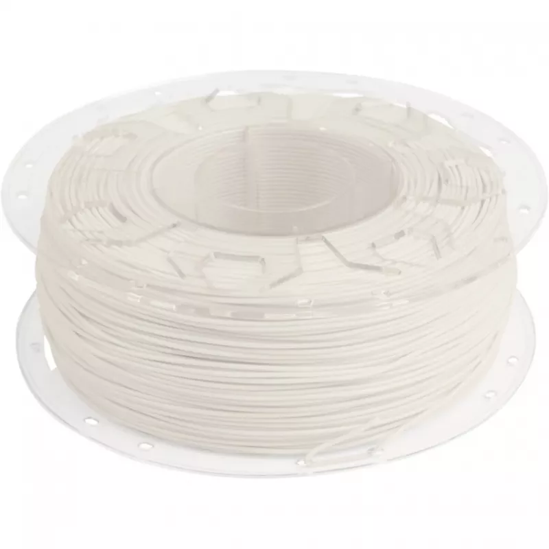 CR-PLA gija balta, 3D spausdintuvo gija (balta, 1 kg, 1,75 mm, ant ritės)