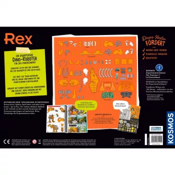 Rex - Der Dino Bot, eksperimentų rinkinys