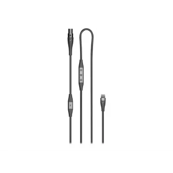 Jungiamasis laidas Beyerdynamic Pro X Lightning — Apple Lightning į 3,5 mm skaitmeninis garso laidas, juodas