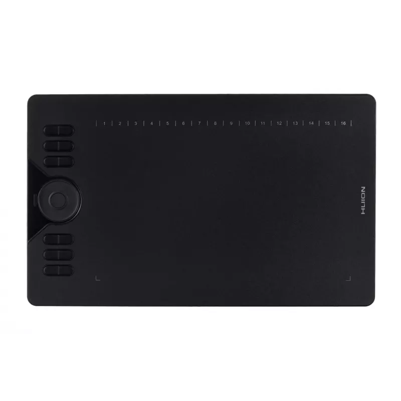 HUION HS610 grafinė planšetė 5080 lpi 254 x 158,8 mm USB juoda