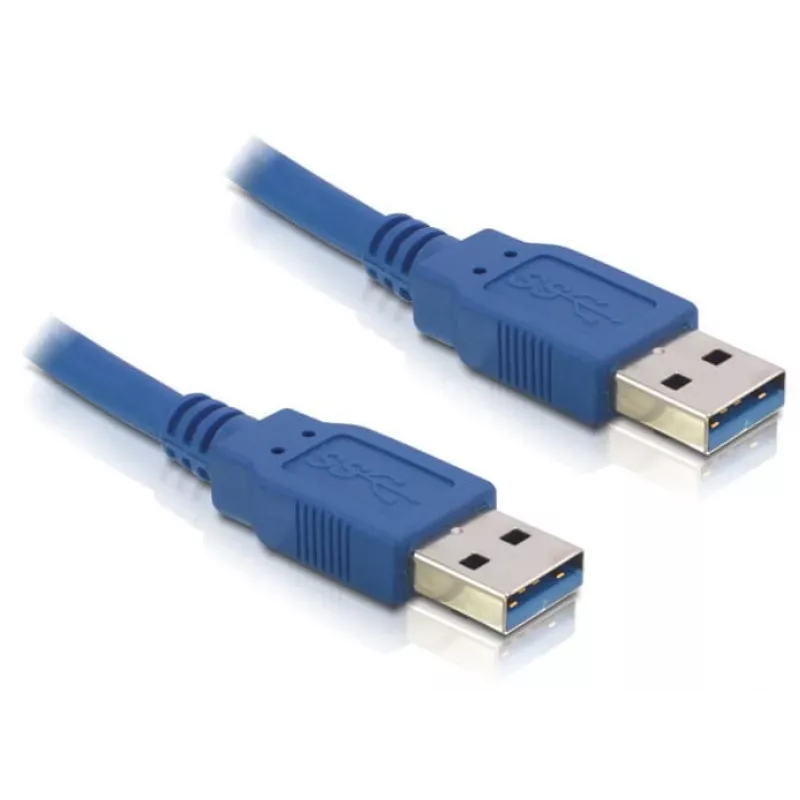 USB kabelis DeLOCK 0,5 m USB 3.0 USB 3.2 Gen 1 A-A mėlynas