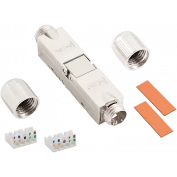 LogiLink kabelio jungtis Cat. 6A Ekranuotas sraigtinis įtempimo kompensatorius (MP0073)