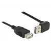 USB kabelis DeLOCK 1m USB 2.0-A į USB 2.0-A, juodas